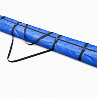 Чехол для длинномерных вещей из ПВХ 220 см синего цвета с молнией, фастексами и плечевым ремнём